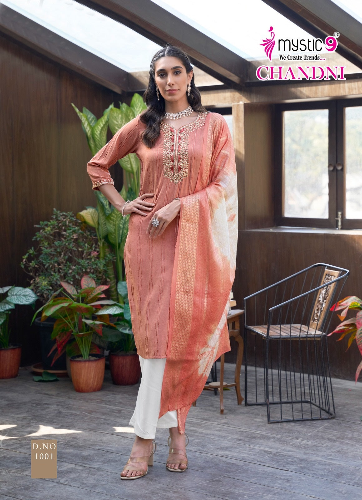 Chandani Vol 1 Mystic 9 Rayon Readymade Suits Exporter India