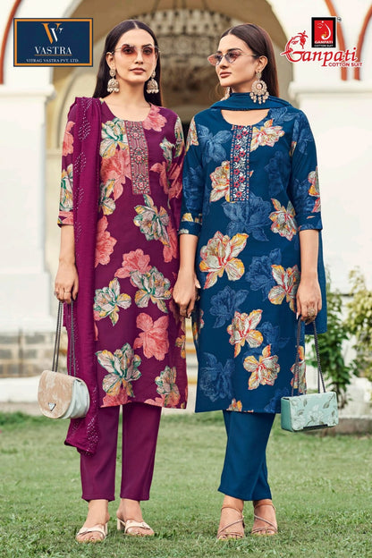 Chandani Vol 3 Vastra Ganpati Vatican Readymade Pant Style Suits Manufacturer