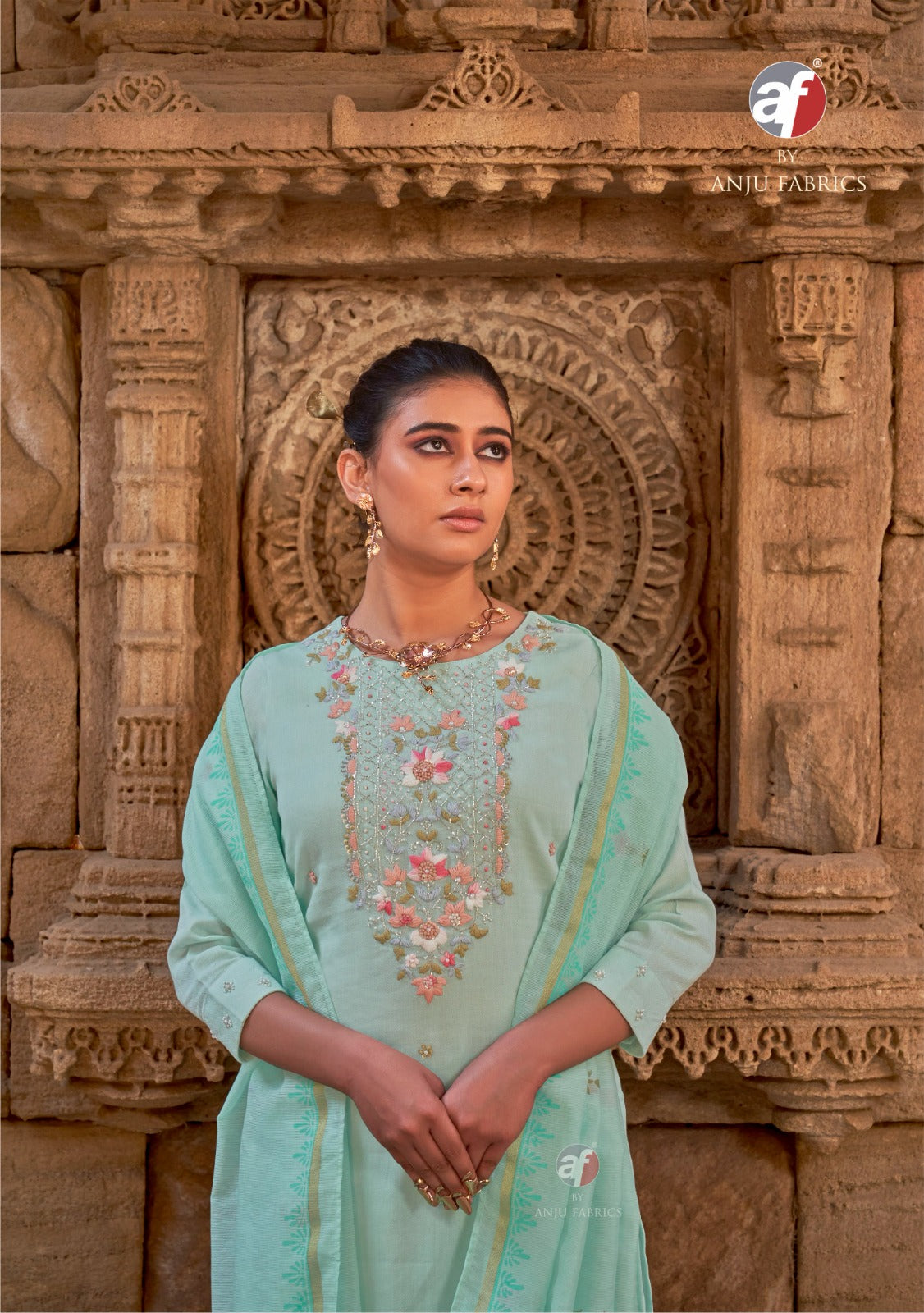 Chandani Vol 4 Af Readymade Cotton Pant Suits Manufacturer India