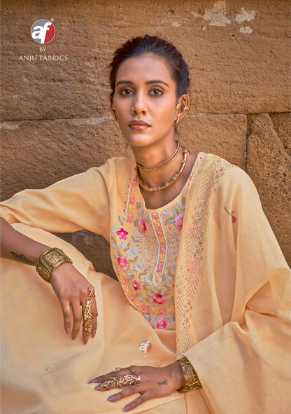 Chandani Vol 4 Af Readymade Cotton Pant Suits Manufacturer India