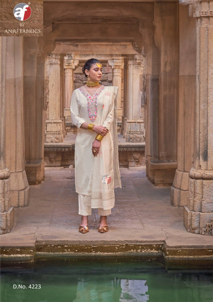 Chandani Vol 4 Af Readymade Cotton Pant Suits Manufacturer India