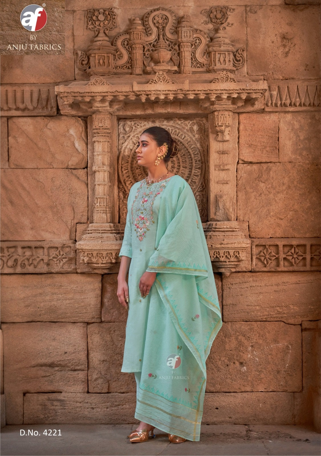 Chandani Vol 4 Af Readymade Cotton Pant Suits Manufacturer India