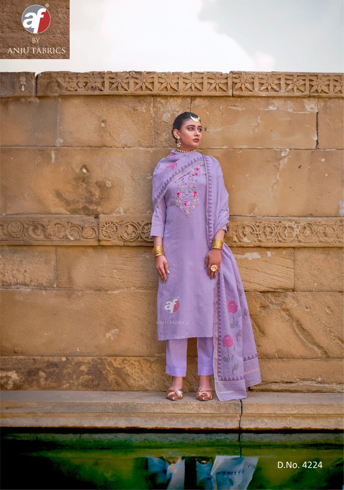 Chandani Vol 4 Af Readymade Cotton Pant Suits Manufacturer India