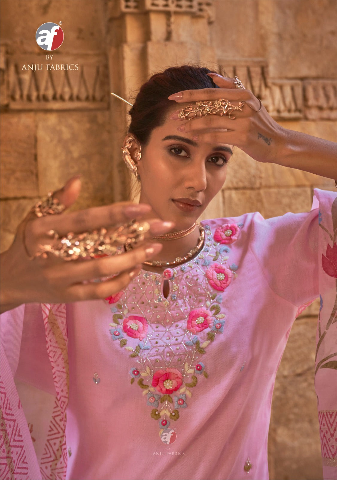 Chandani Vol 4 Af Readymade Cotton Pant Suits Manufacturer India