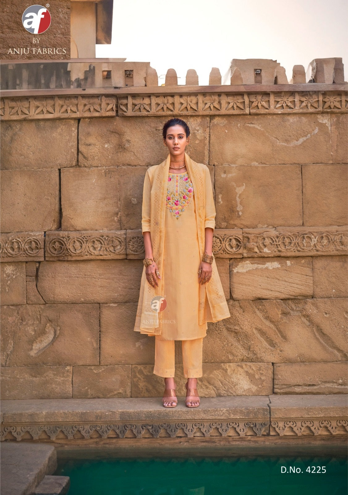 Chandani Vol 4 Af Readymade Cotton Pant Suits Manufacturer India
