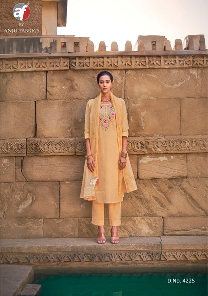 Chandani Vol 4 Af Readymade Cotton Pant Suits Manufacturer India