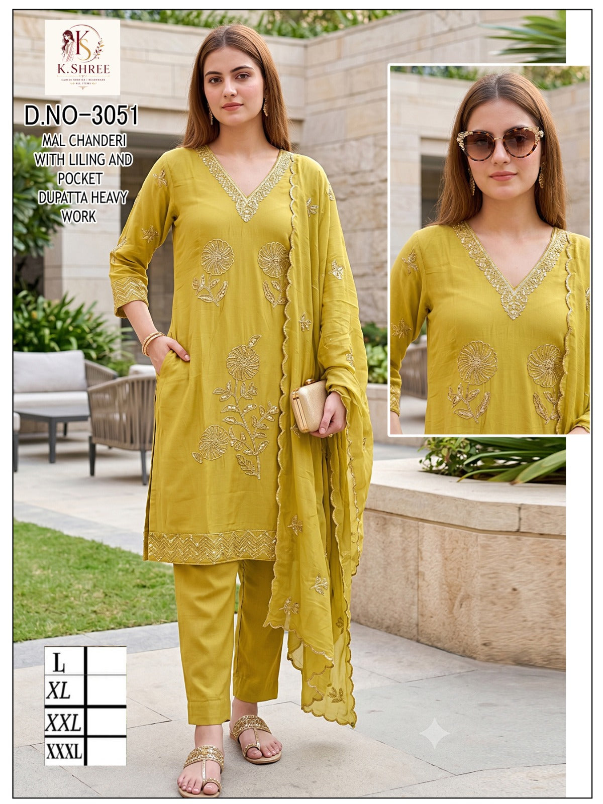 Chanderi 0710 K Shree Mal Readymade Pant Style Suits Wholesale Rate