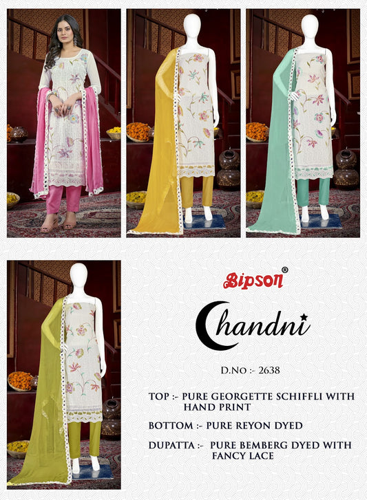 Chandni 2638 Bipson Prints Georgette Pant Style Suits Manufacturer Ahmedabad