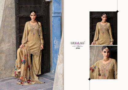 Chandni Lily Lali Chinon Silk Readymade Plazzo Style Suits Exporter