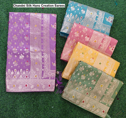 Chandni Silk Hans Creation Sarees Manufacturer
