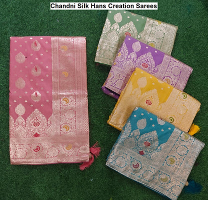 Chandni Silk Hans Creation Sarees Manufacturer