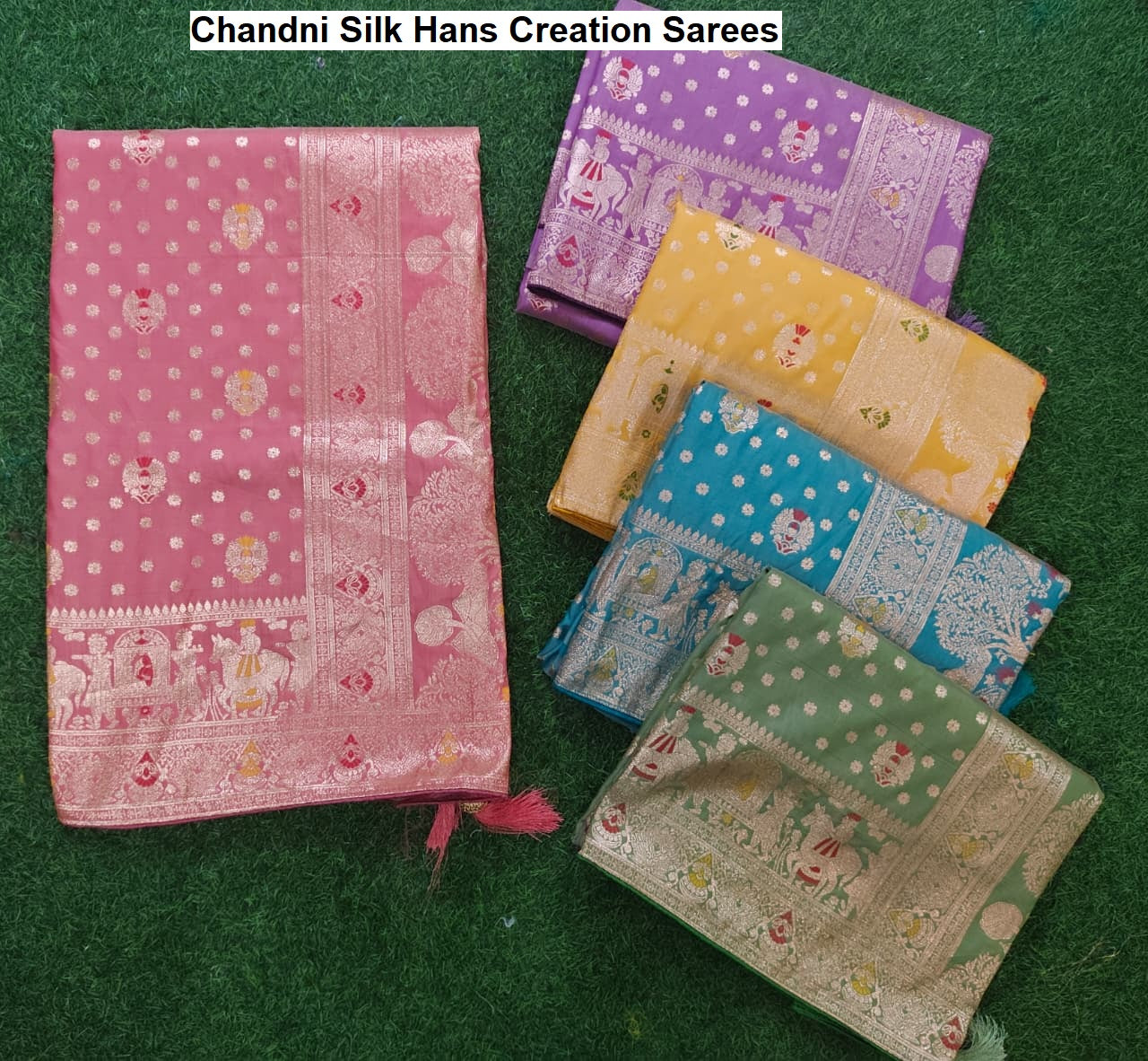 Chandni Silk Hans Creation Sarees Manufacturer