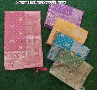 Chandni Silk Hans Creation Sarees Manufacturer