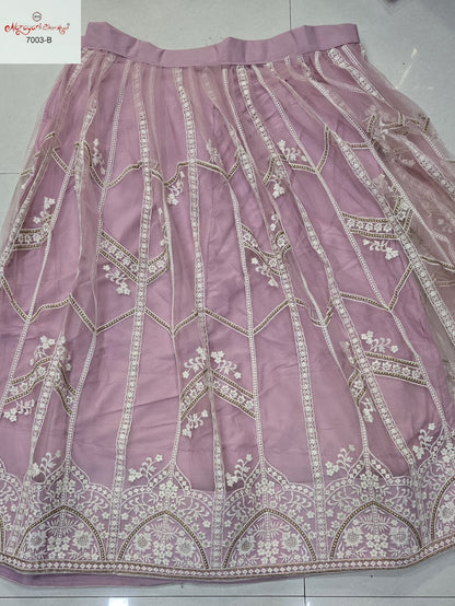 Chandrakala Vol 1 7003Abcd Narayani Fashion House Butterfly Net Lehenga Choli Exporter India