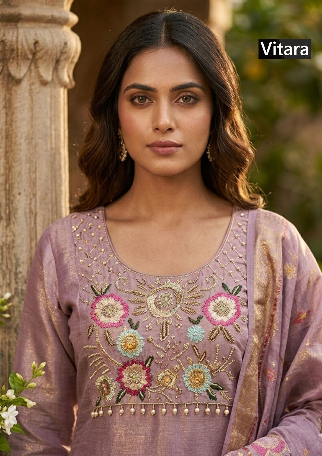 Chandrika Vitara Lilen Readymade Pant Style Suits Exporter India