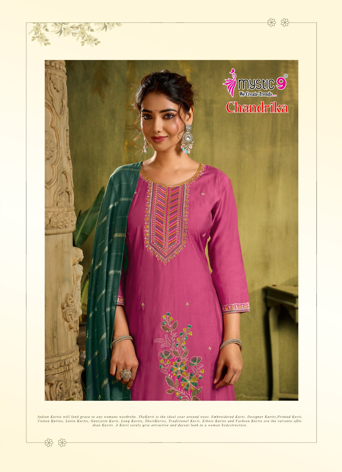 Chandrika Vol 1 Mystic 9 Roman Silk Readymade Anarkali Suits Wholesale Price