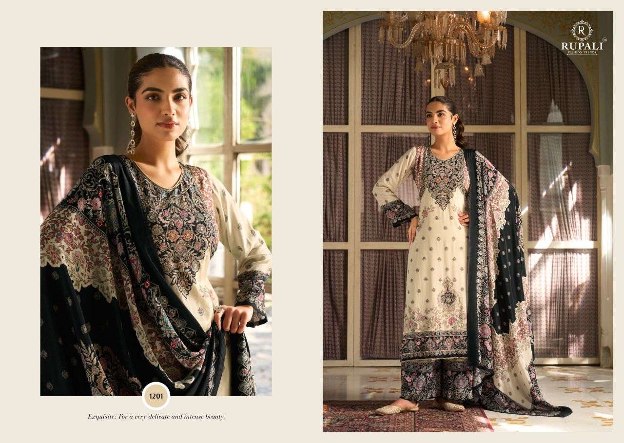Char Chaand Rupali Viscose Muslin Pant Style Suits Wholesale Price