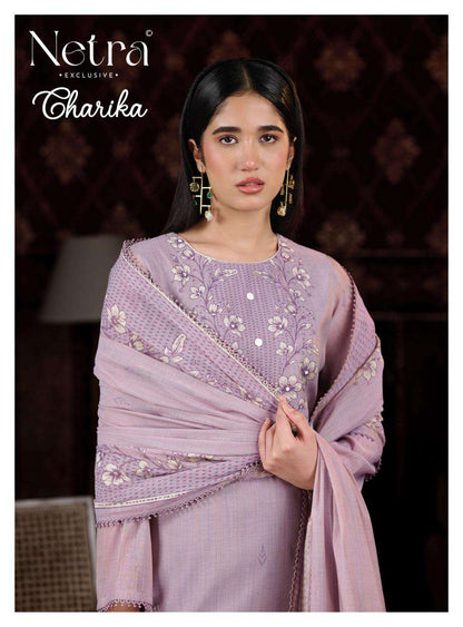 Charika Netra Banarasi Pant Style Suits Manufacturer Ahmedabad