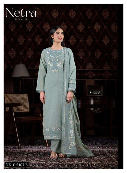 Charika Netra Banarasi Pant Style Suits Manufacturer Ahmedabad