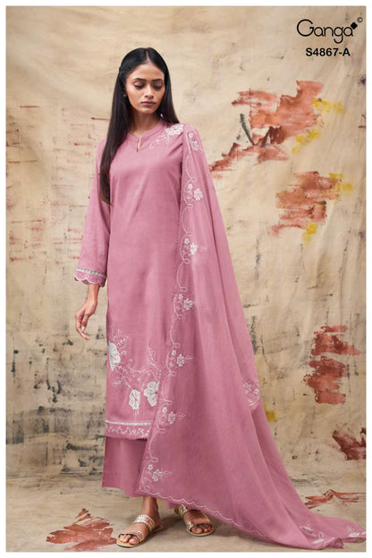 Charika S4867 Ganga Bemberg Plazzo Style Suits Manufacturer Gujarat
