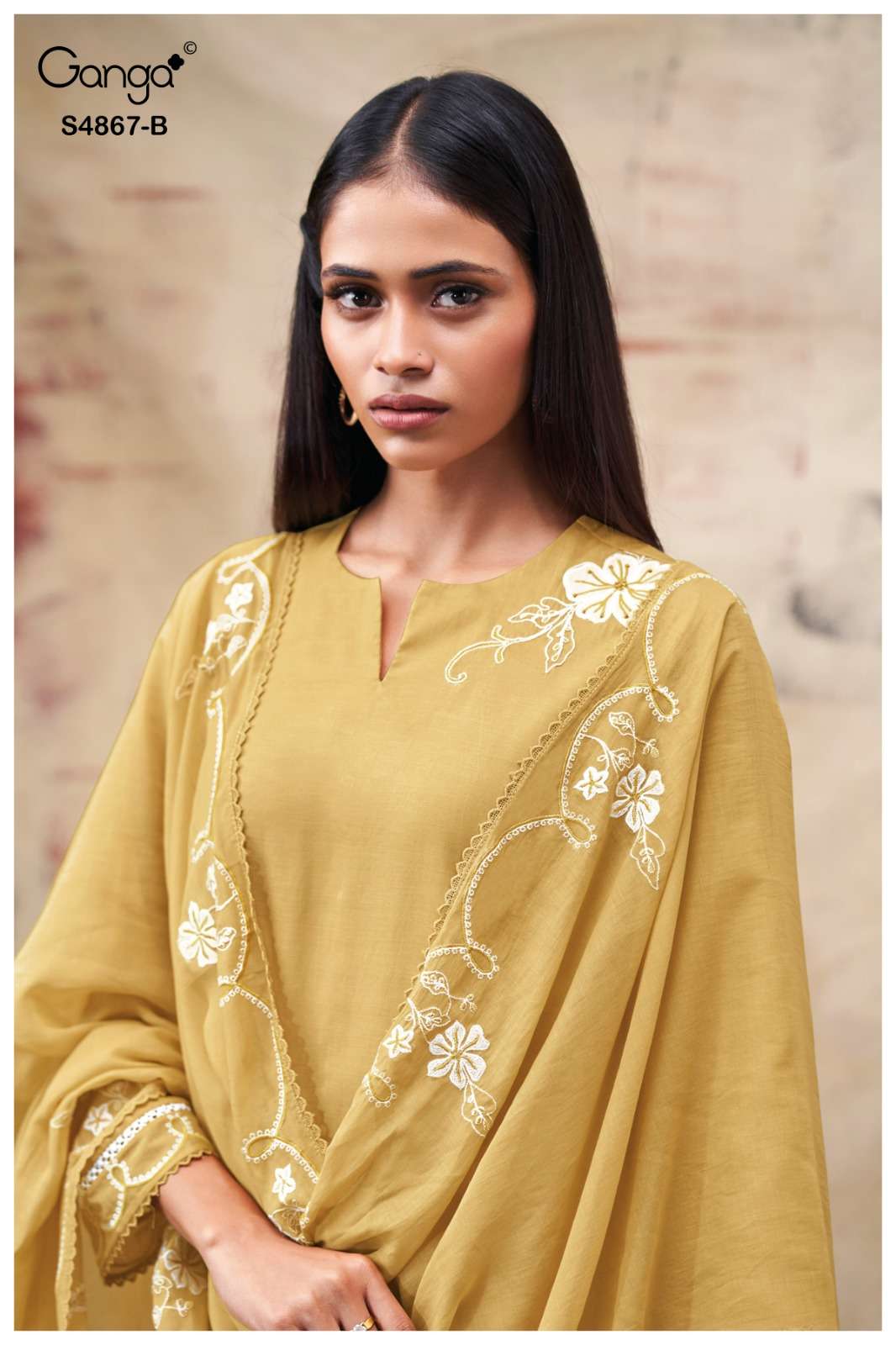 Charika S4867 Ganga Bemberg Plazzo Style Suits Manufacturer Gujarat