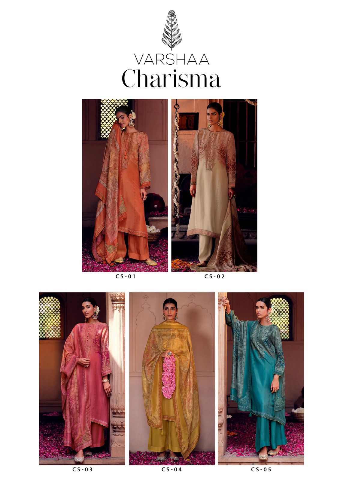 Charisma Varsha Fashions Viscose Pashmina Pashmina Suits Supplier Ahmedabad