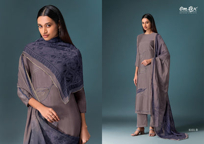 Charita Omtex Silk Pant Style Suits Exporter India