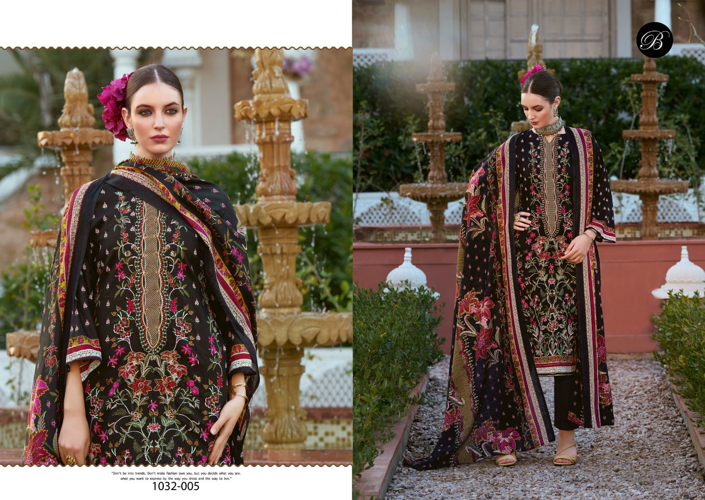 Charizma Belliza Designer Studio Cotton Karachi Salwar Suits Wholesale Price
