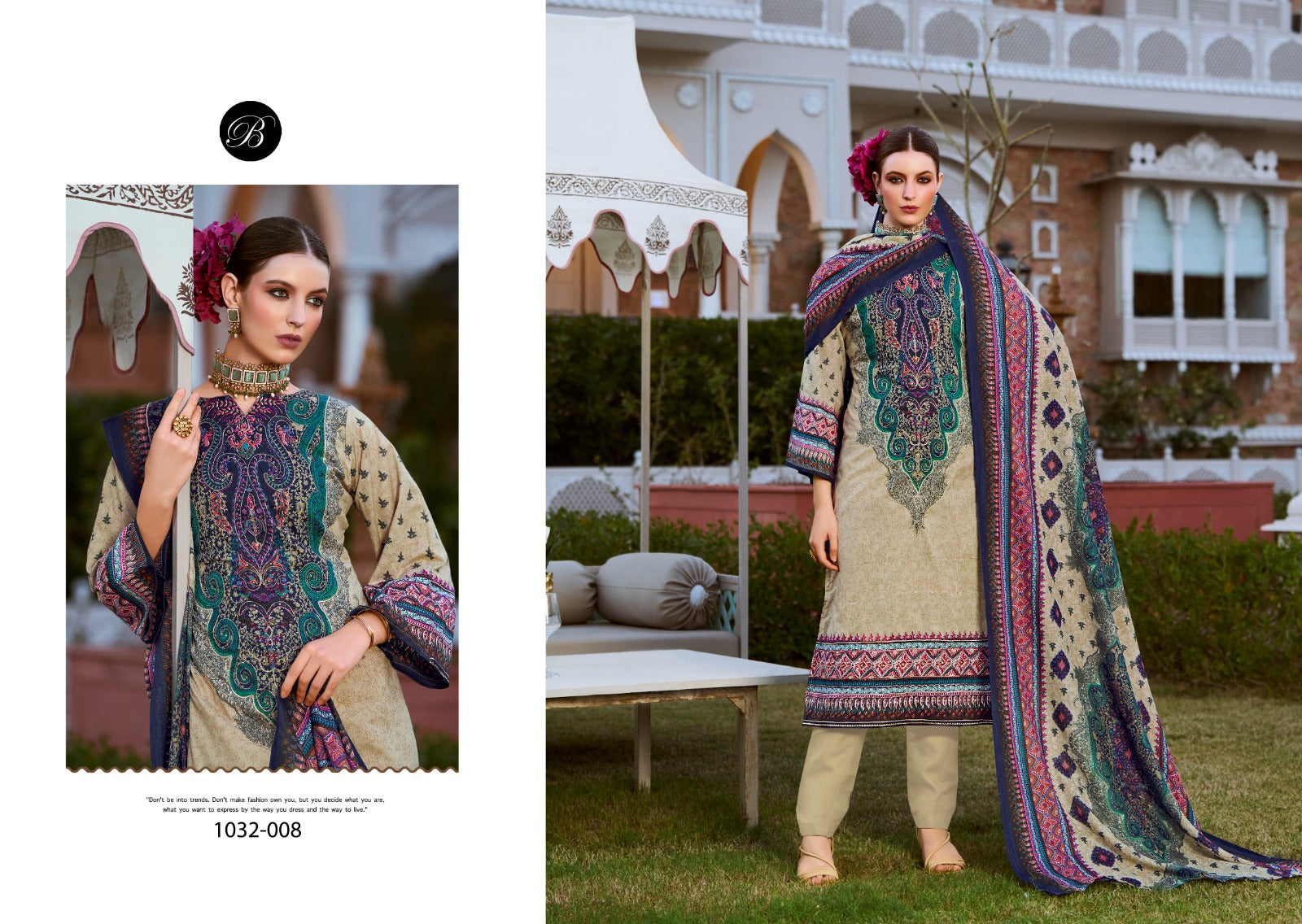 Charizma Belliza Designer Studio Cotton Karachi Salwar Suits Wholesale Price