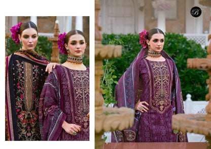 Charizma Belliza Designer Studio Cotton Karachi Salwar Suits Wholesale Price