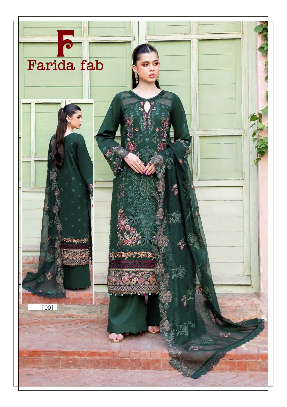 Charizma Luxury Lawn Collection Farida Fab Cotton Karachi Salwar Suits Manufacturer