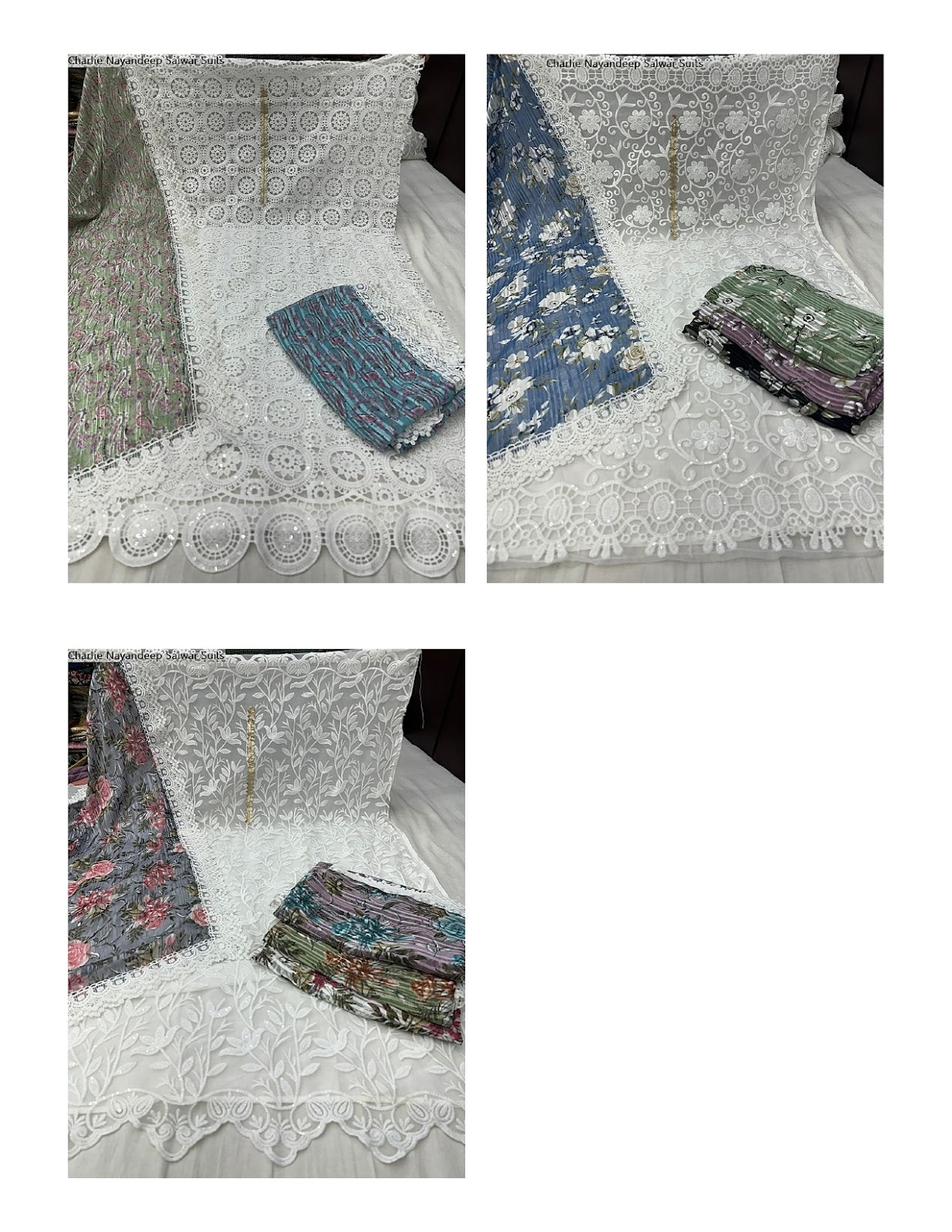 Charlie Nayandeep Pure Cotton Salwar Suits