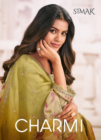 Charmi Simar Viscose Pant Style Suits Supplier Ahmedabad