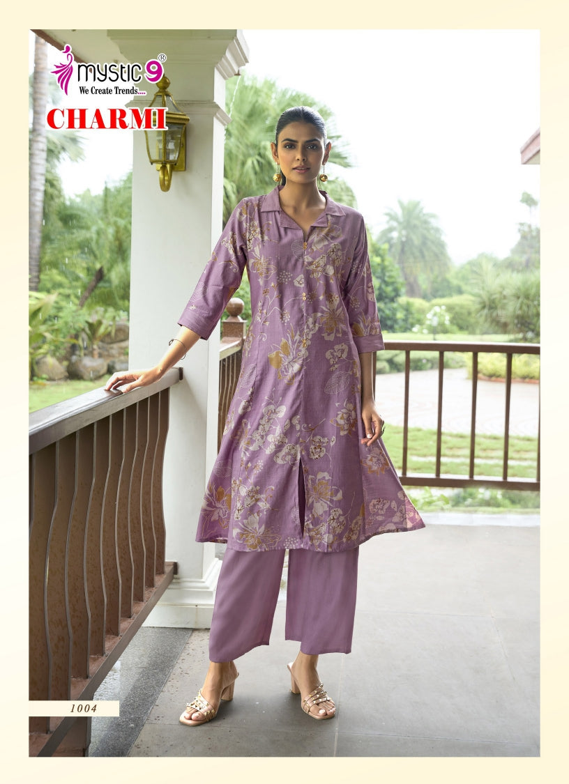 Charmi Vol 1 Mystic 9 Vertican Co Ord Set Supplier Ahmedabad