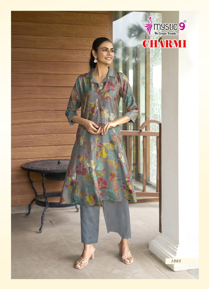 Charmi Vol 1 Mystic 9 Vertican Co Ord Set Supplier Ahmedabad
