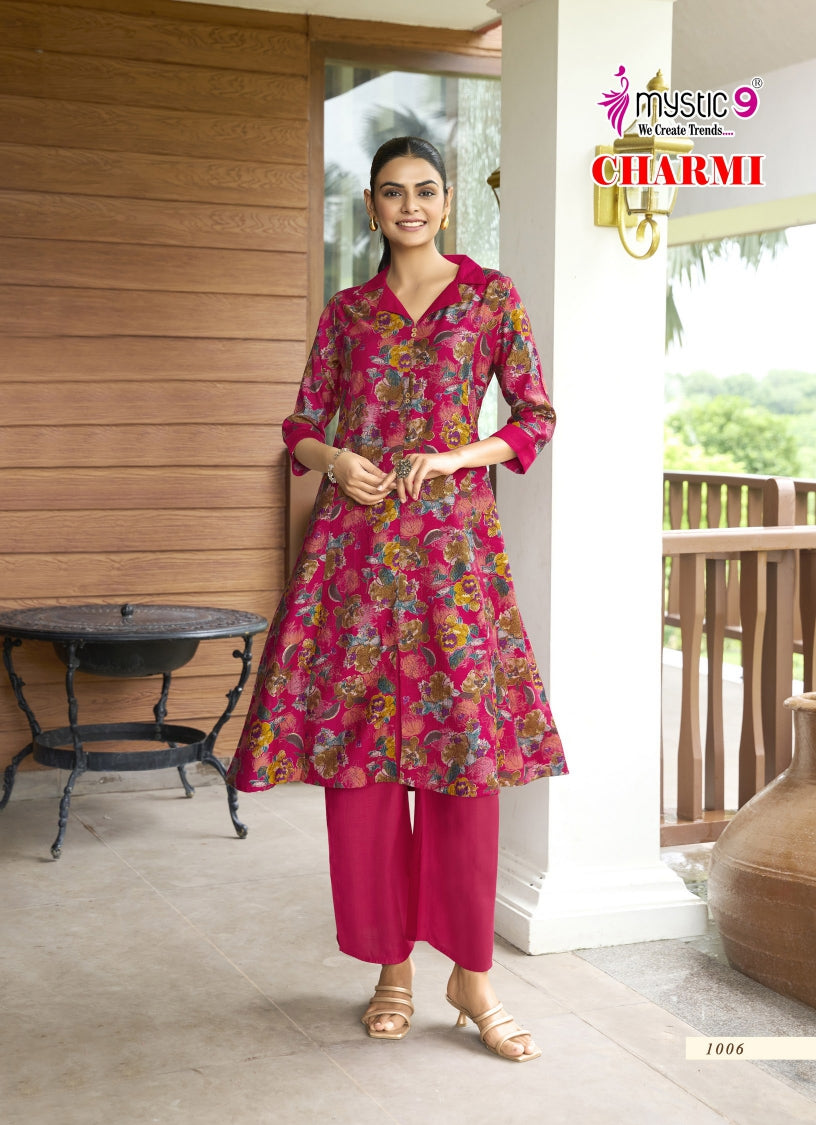 Charmi Vol 1 Mystic 9 Vertican Co Ord Set Supplier Ahmedabad