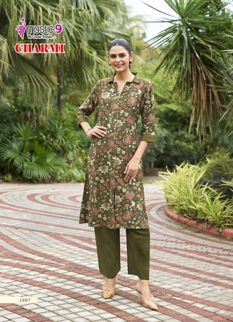 Charmi Vol 1 Mystic 9 Vertican Co Ord Set Supplier Ahmedabad