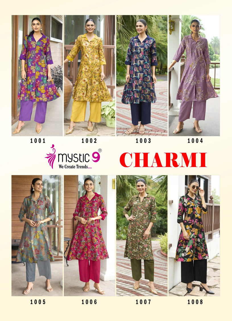 Charmi Vol 1 Mystic 9 Vertican Co Ord Set Supplier Ahmedabad