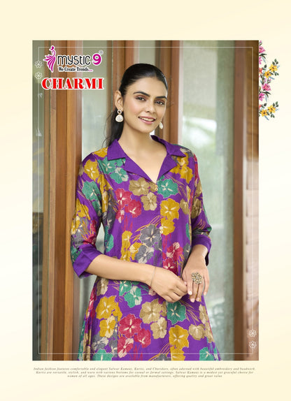 Charmi Vol 1 Mystic 9 Vertican Co Ord Set Supplier Ahmedabad