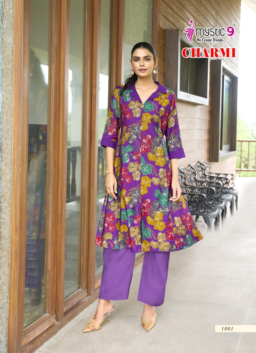 Charmi Vol 1 Mystic 9 Vertican Co Ord Set Supplier Ahmedabad
