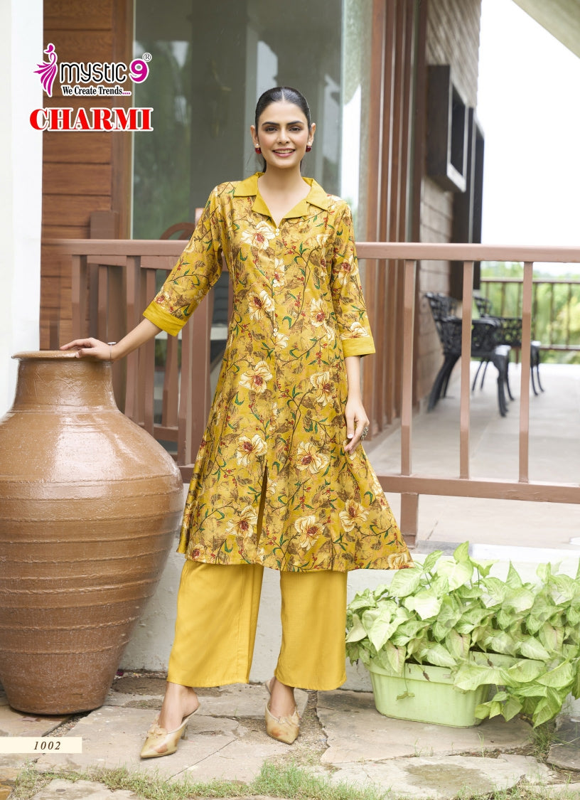 Charmi Vol 1 Mystic 9 Vertican Co Ord Set Supplier Ahmedabad