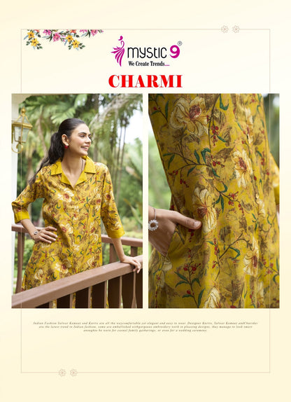 Charmi Vol 1 Mystic 9 Vertican Co Ord Set Supplier Ahmedabad