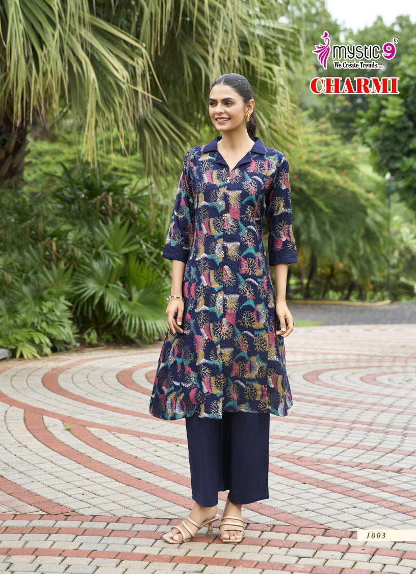 Charmi Vol 1 Mystic 9 Vertican Co Ord Set Supplier Ahmedabad
