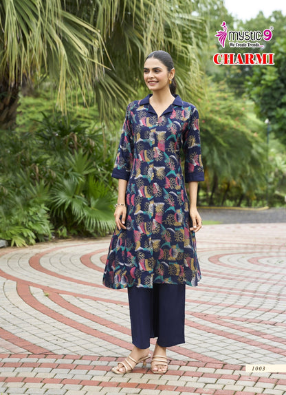 Charmi Vol 1 Mystic 9 Vertican Co Ord Set Supplier Ahmedabad