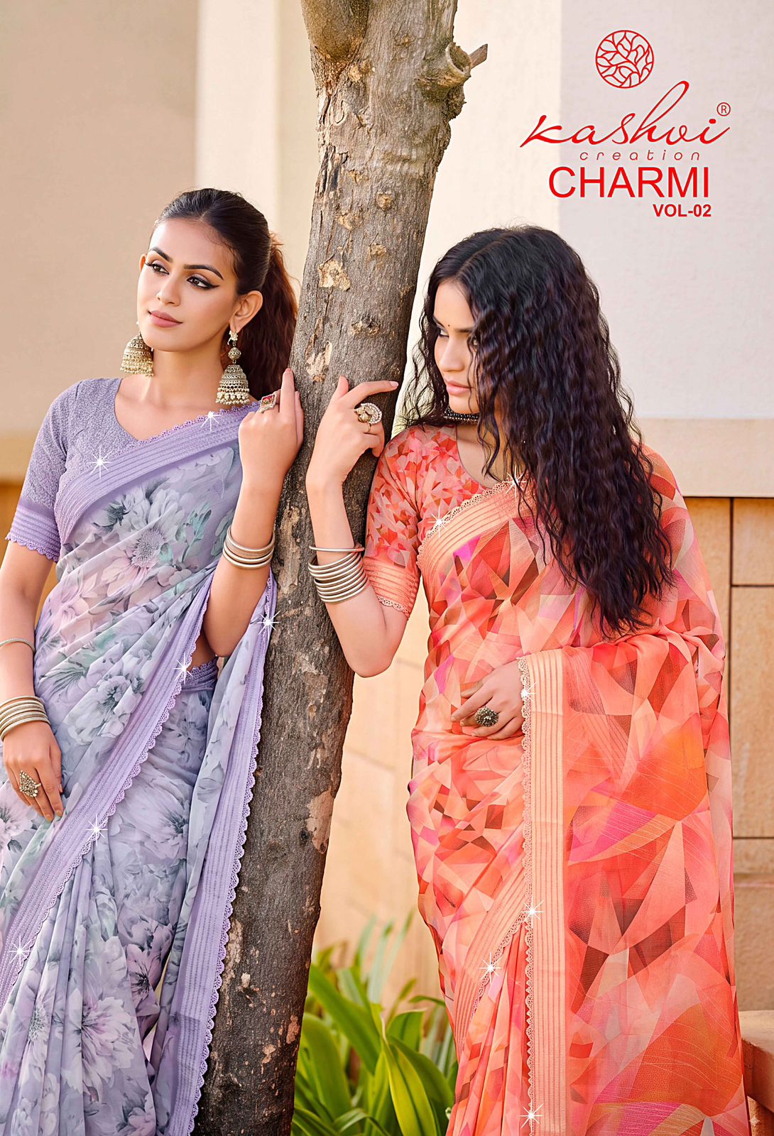 Charmi Vol 2 Kashvi Creation Weightless Sarees Exporter