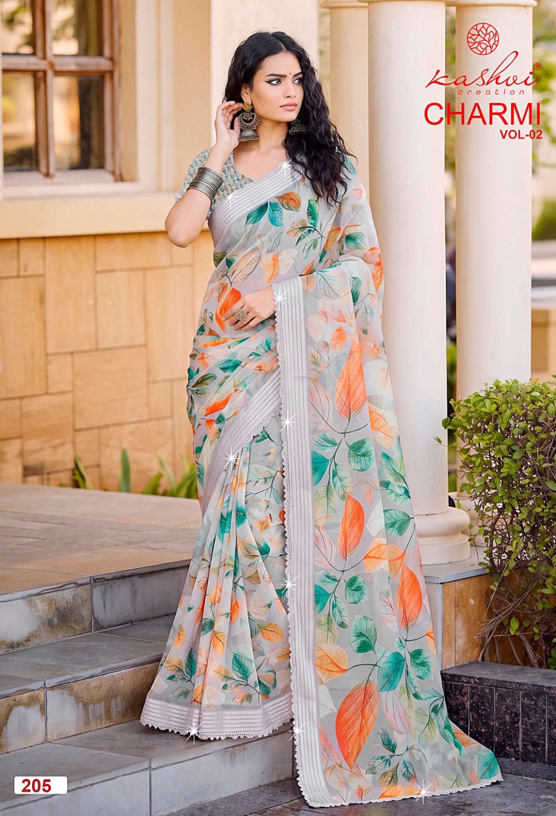 Charmi Vol 2 Kashvi Creation Weightless Sarees Exporter