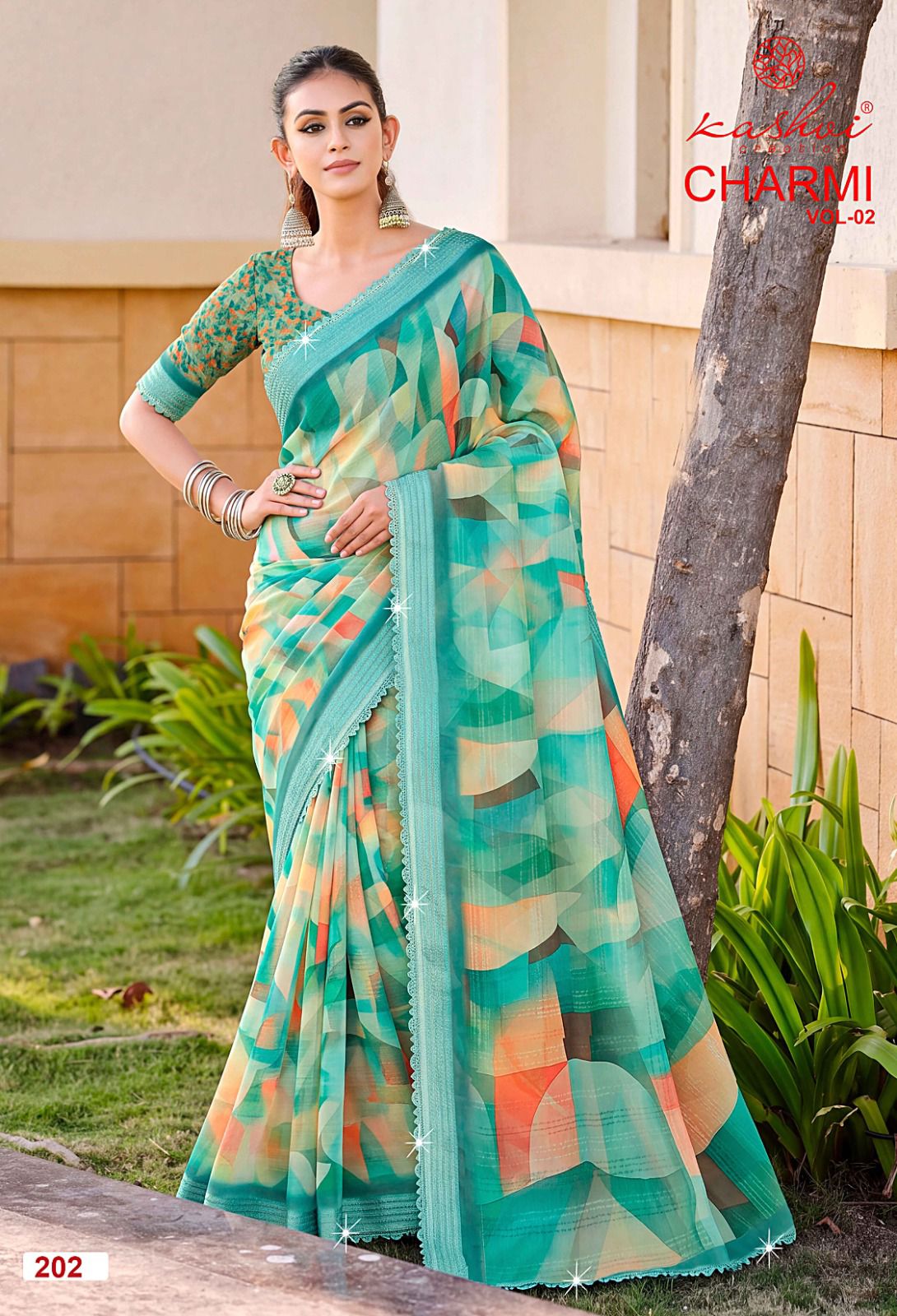 Charmi Vol 2 Kashvi Creation Weightless Sarees Exporter
