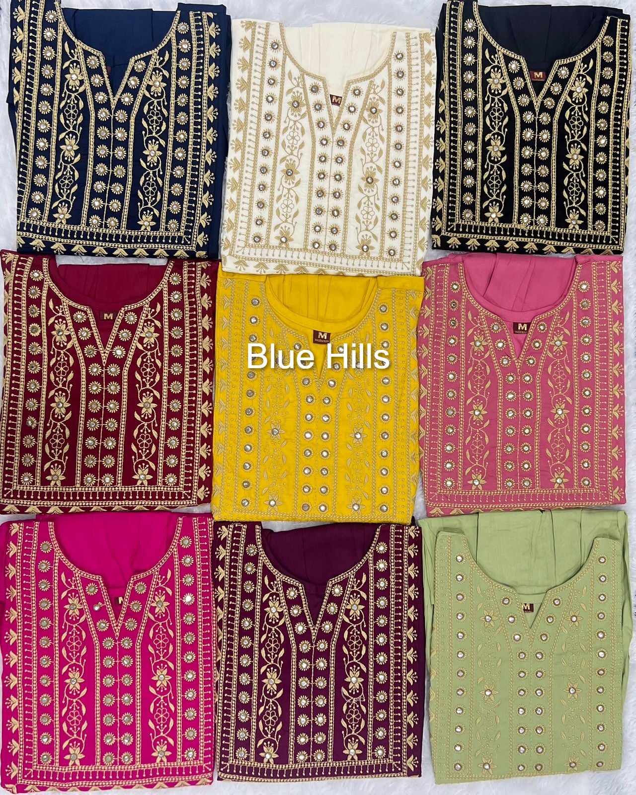 Charmi Vol 5 Blue Hills Rayon Stylish Short Tops Wholesaler Gujarat