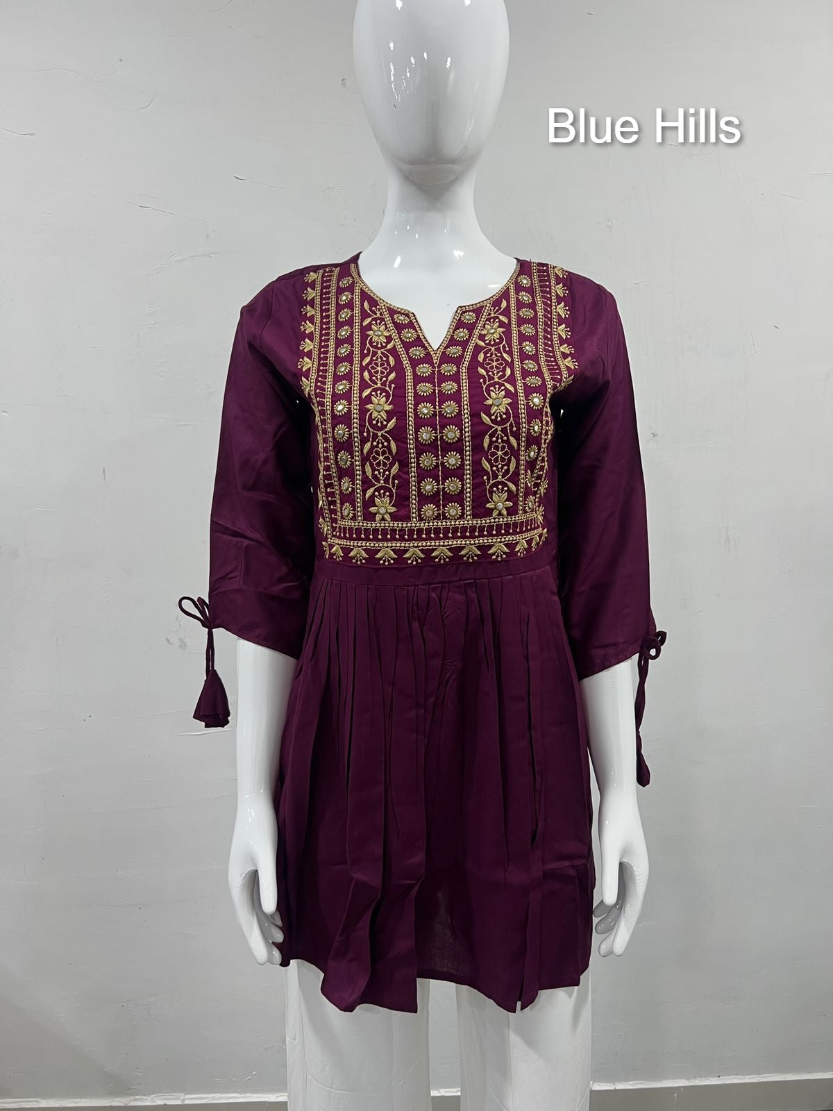 Charmi Vol 5 Blue Hills Rayon Stylish Short Tops Wholesaler Gujarat