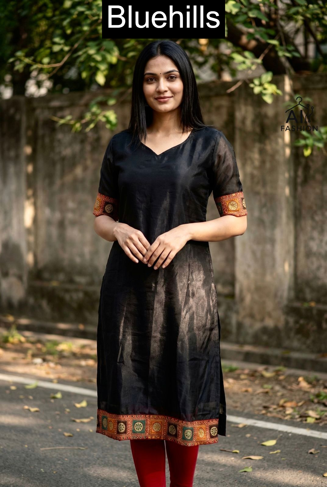 Charmi Vol 7 Bluehills Satin Knee Length Kurtis Wholesale